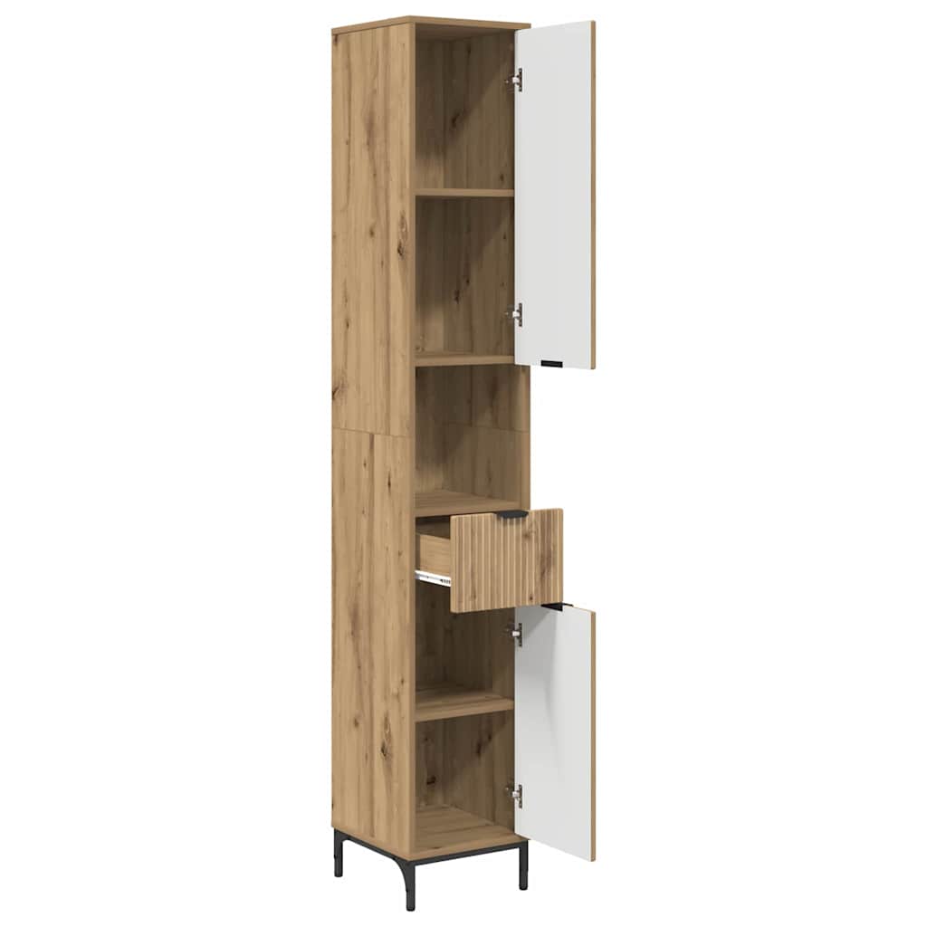 Bathroom Cabinet Artisan Oak 31.5 x 33 x 190 cm