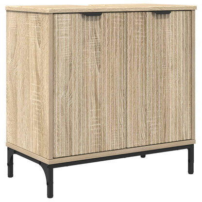 Bathroom Sink Cabinet with Door Sonoma Oak 60.5 x 33.5 x 61 cm