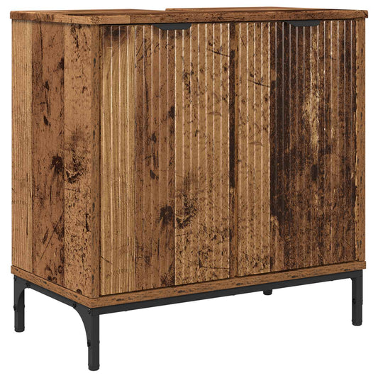 Bathroom Sink Cabinet Old Wood 60.5 x 33.5 x 61 cm