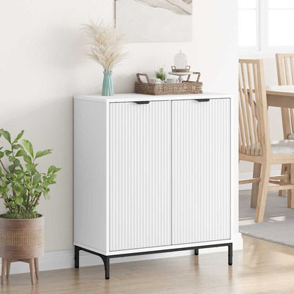 Sideboard White 69.5 x 33 x 82 cm Engineered Wood