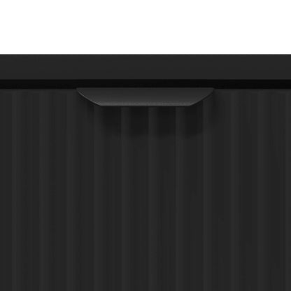 Coffee Table Black Oak 90 x 49 x 46 cm Engineered Wood
