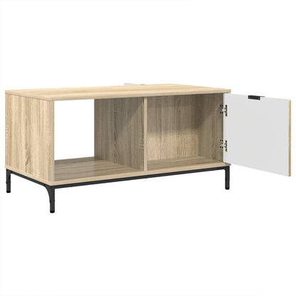 Coffee Table Sonoma Oak 90 x 49 x 46 cm Engineered Wood