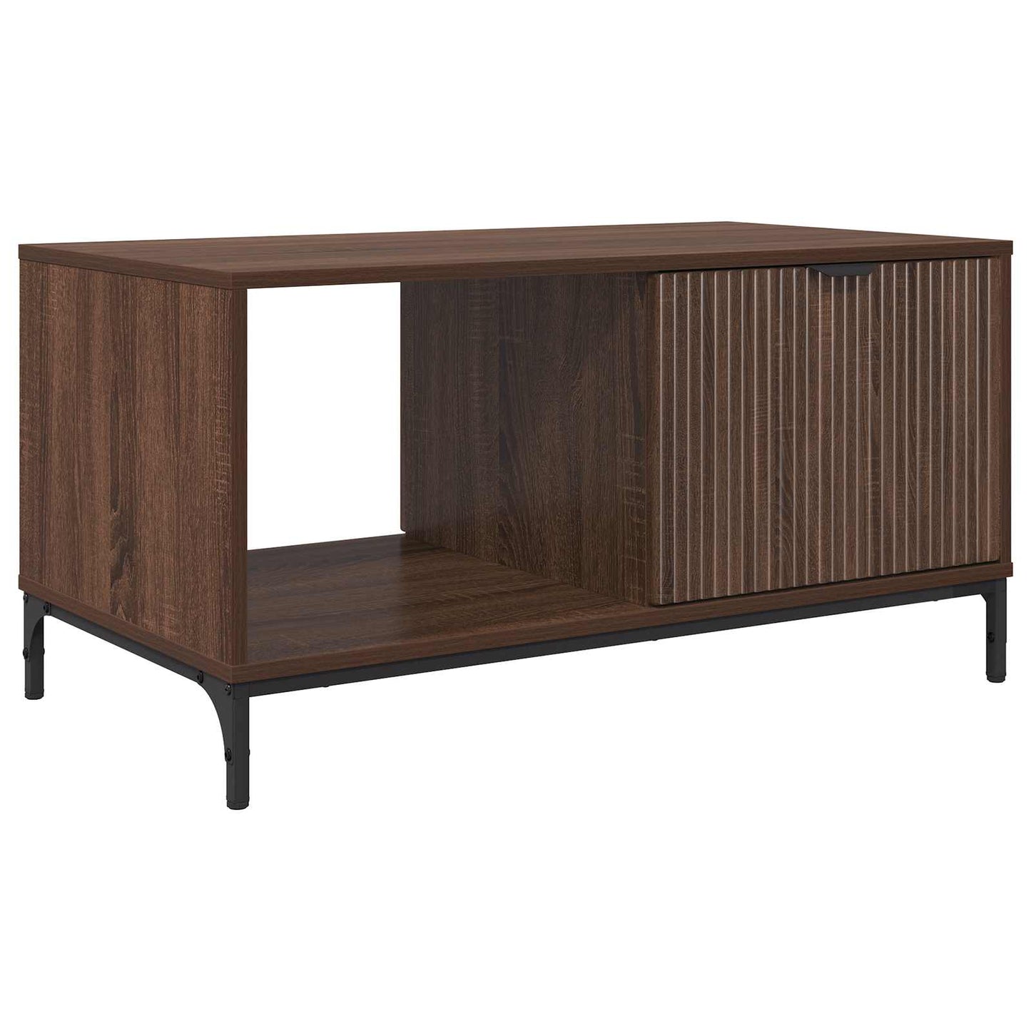 Coffee Table Brown Oak 90 x 49 x 46 cm Engineered Wood
