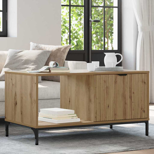 Coffee Table Artisan oak 90 x 49 x 46 cm Engineered wood
