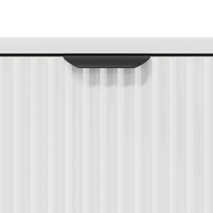 Sideboard with Drawer White 89.5 x 33 x 82 cm Engineered Wood