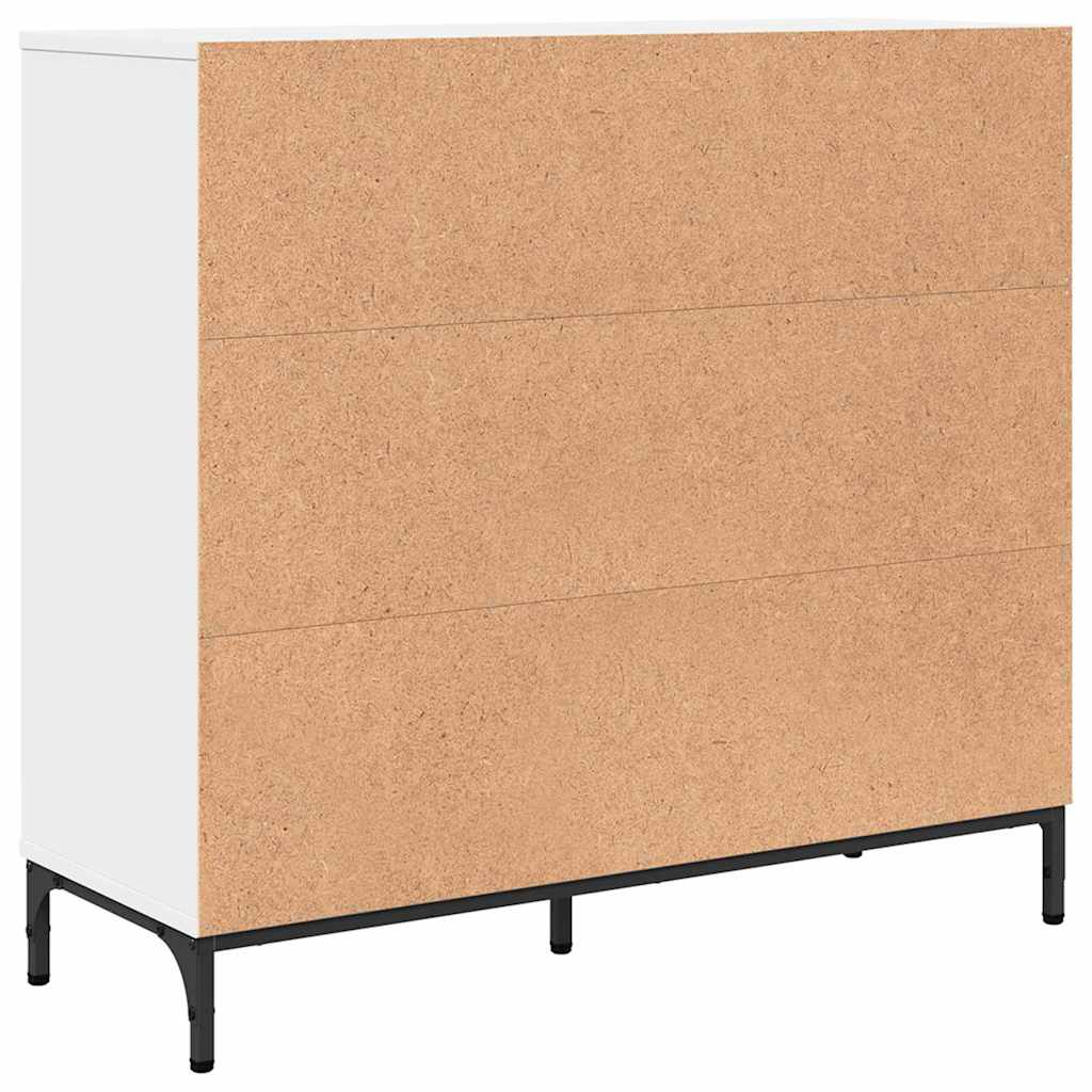 Sideboard with Drawer White 89.5 x 33 x 82 cm Engineered Wood