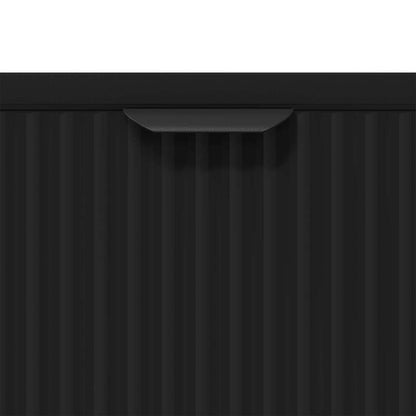 Sideboard Black 89.5 x 33 x 82 cm Engineered Wood