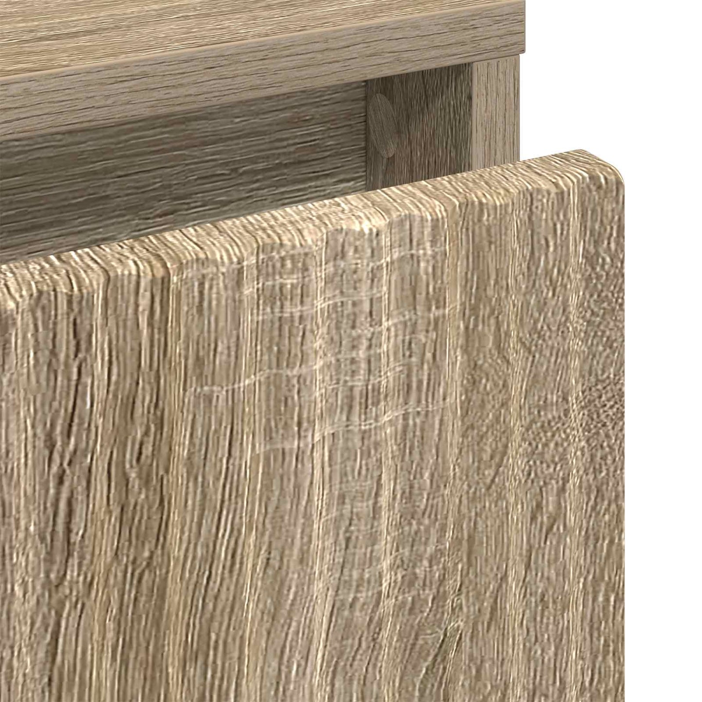 Bedside Table Sonoma oak 63.5 x 36 x 61 cm Engineered wood