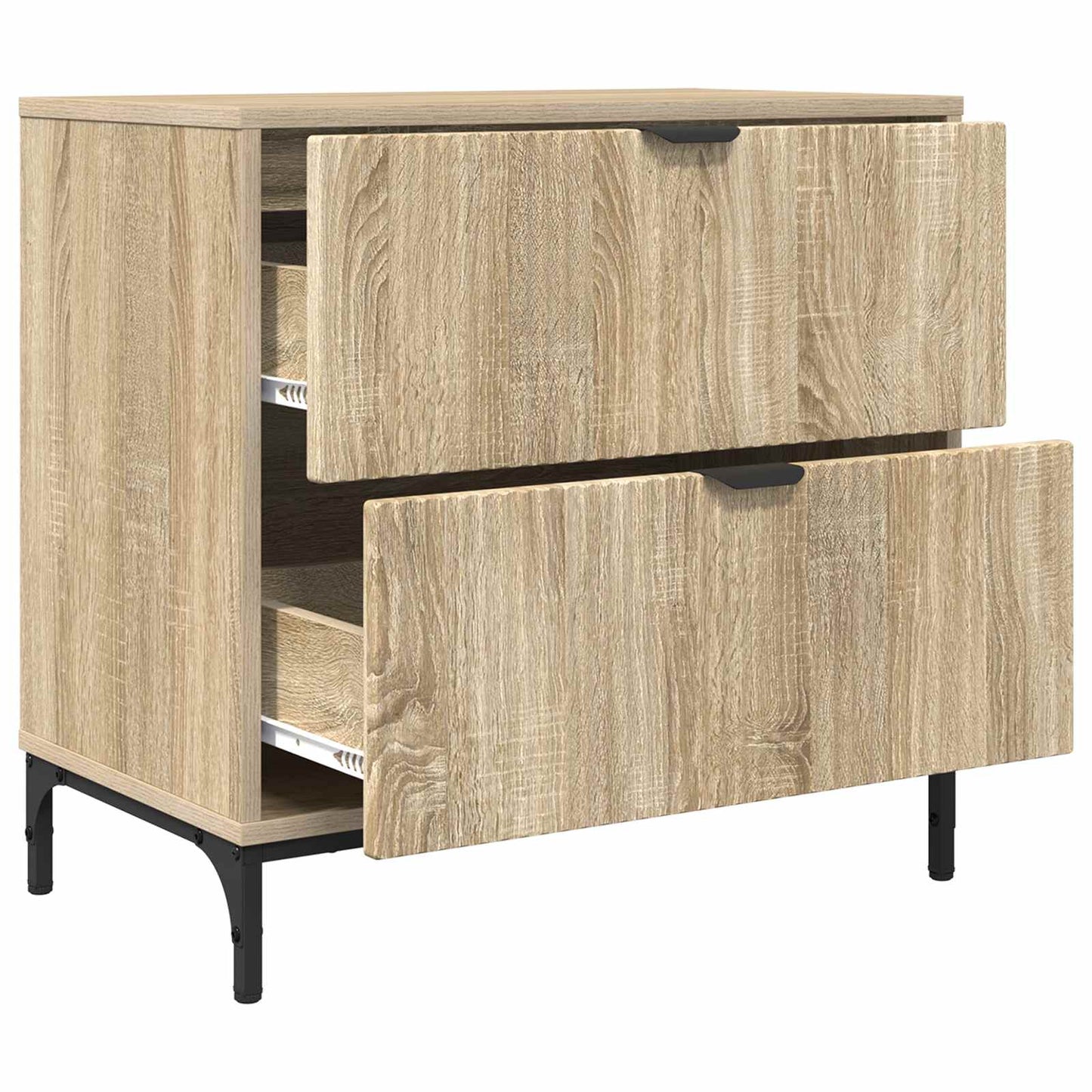 Bedside Table Sonoma oak 63.5 x 36 x 61 cm Engineered wood