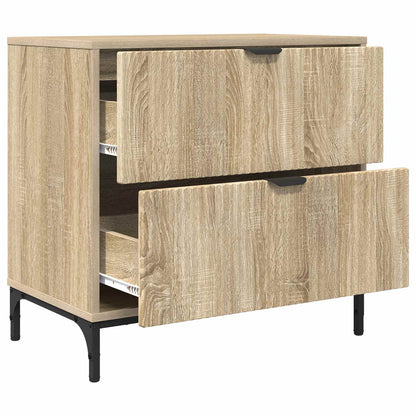 Bedside Table Sonoma oak 63.5 x 36 x 61 cm Engineered wood