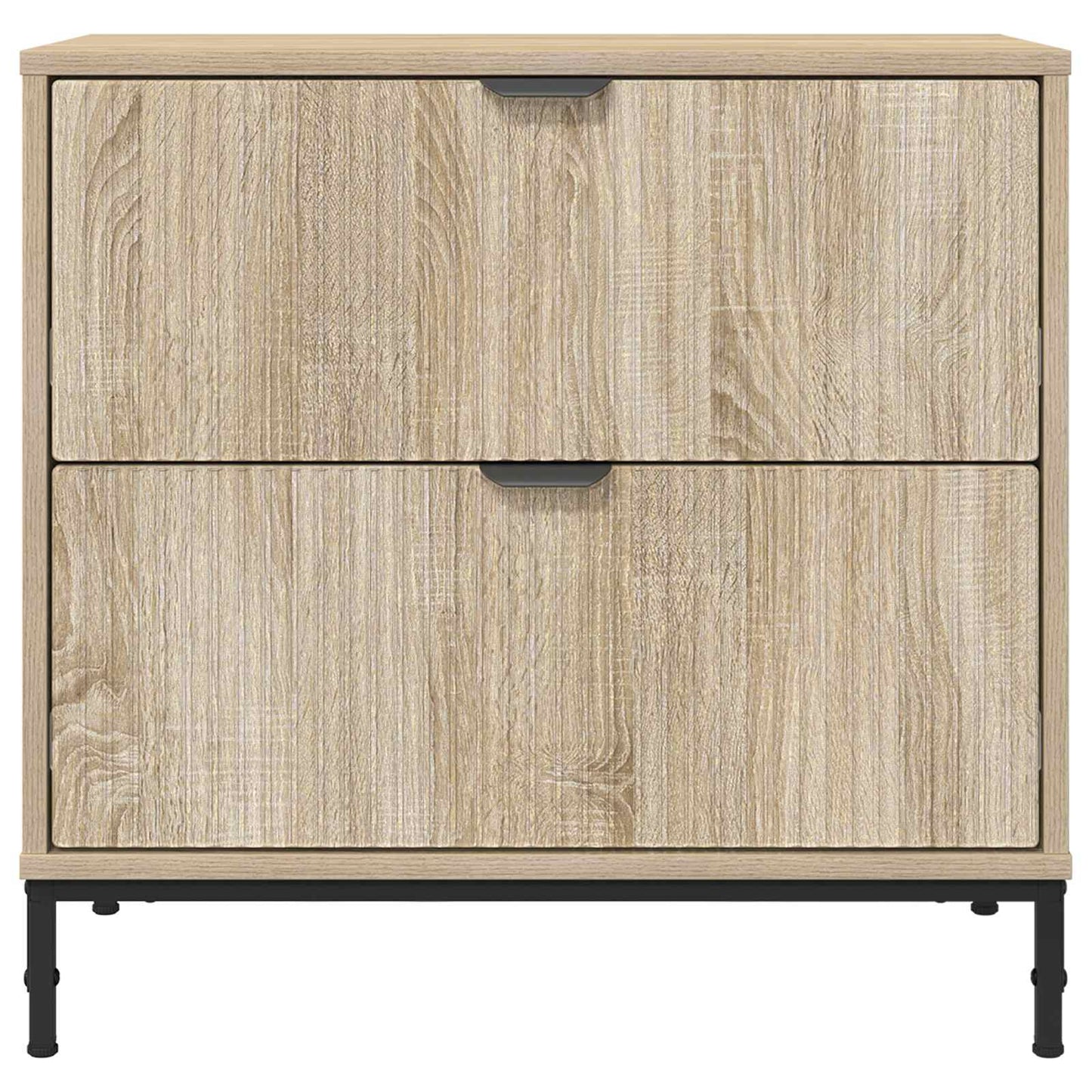 Bedside Table Sonoma oak 63.5 x 36 x 61 cm Engineered wood