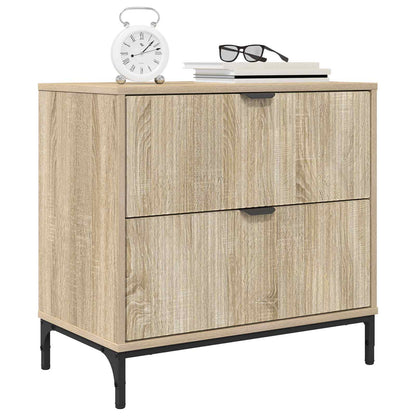 Bedside Table Sonoma oak 63.5 x 36 x 61 cm Engineered wood