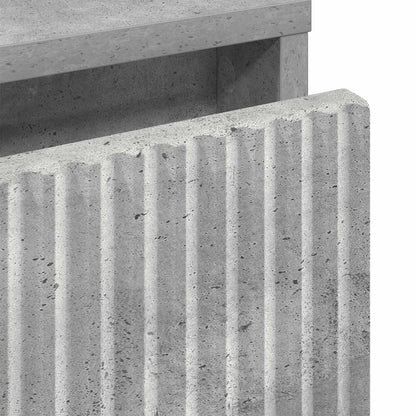 Bedside Table Concrete grey 63.5 x 36 x 61 cm Engineered wood