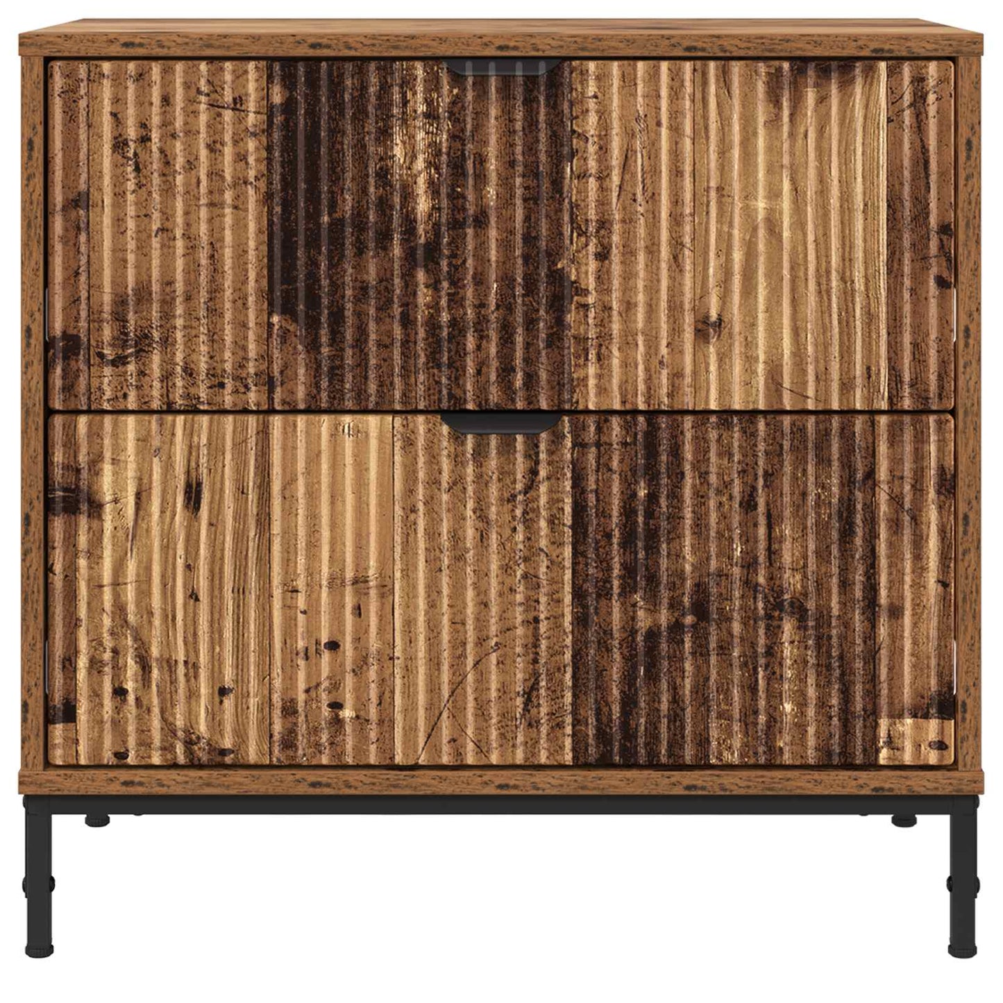 Bedside Table Old wood 63.5 x 36 x 61 cm Engineered wood