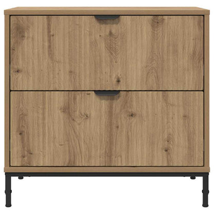 Bedside Table Artisan oak 63.5 x 36 x 61 cm Engineered wood