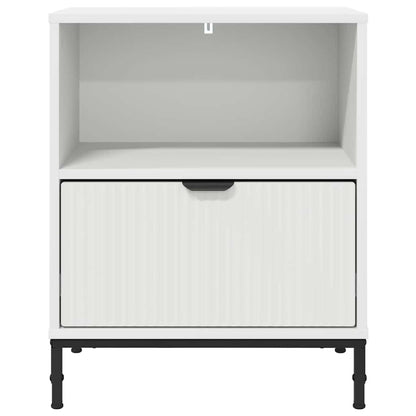 Bedside Cabinet White 49 x 36 x 61 cm Engineered wood