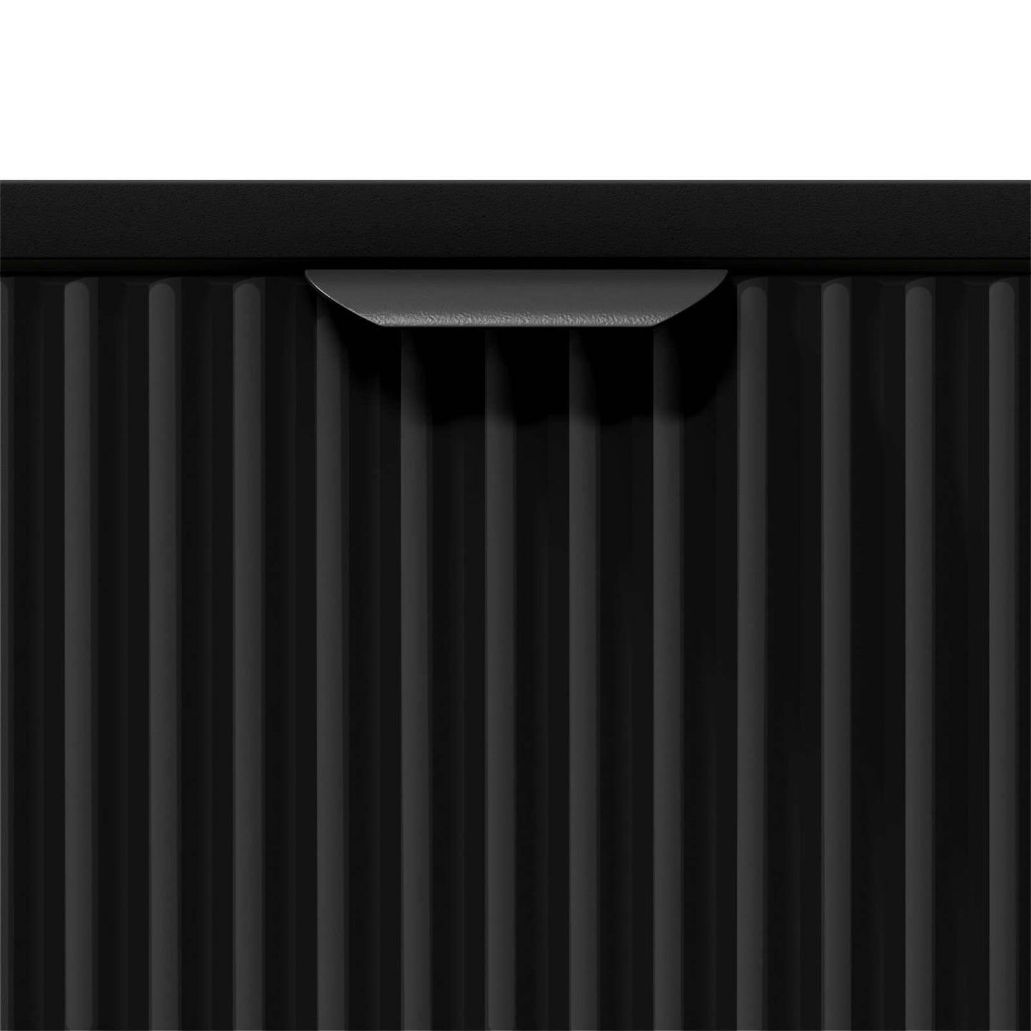 Bedside Cabinet Black 49 x 36 x 61 cm Engineered wood