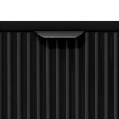 Bedside Cabinet Black 49 x 36 x 61 cm Engineered wood