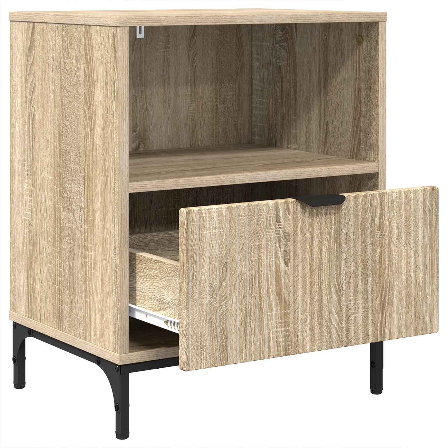 Bedside Cabinet Sonoma oak 49 x 36 x 61 cm Engineered wood