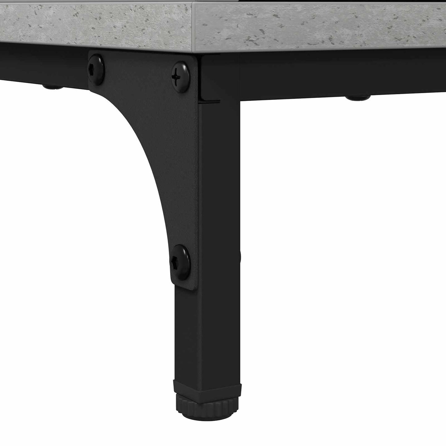 Bedside Cabinet 2 pcs Concrete grey 49 x 36 x 61 cm
