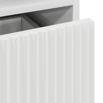 Bedside Cabinet 2 pcs High gloss white 49 x 36 x 61 cm