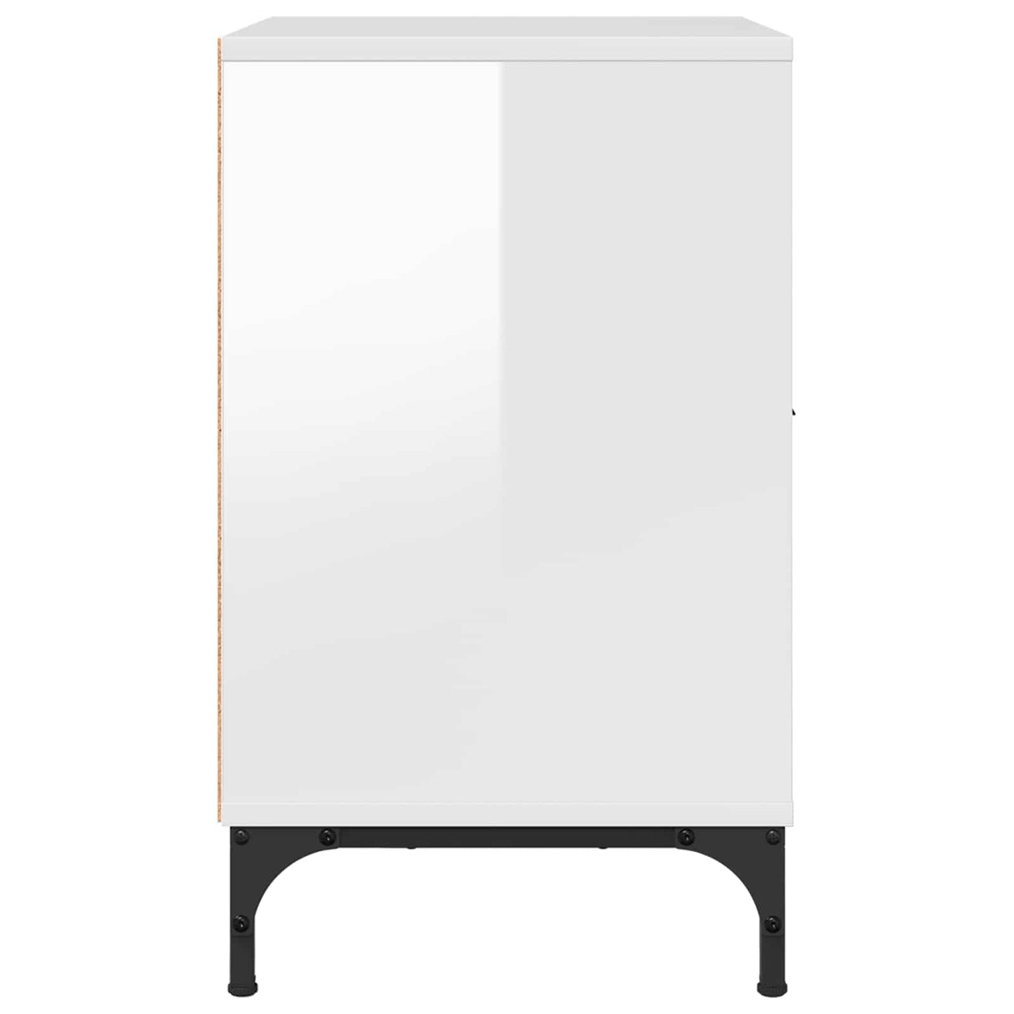 Bedside Cabinet 2 pcs High gloss white 49 x 36 x 61 cm