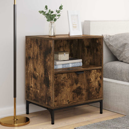 Bedside Cabinet 2 pcs Smoked oak 49 x 36 x 61 cm