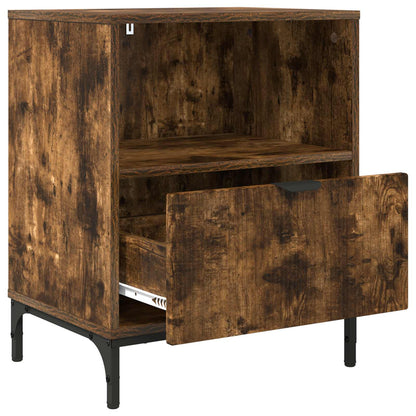 Bedside Cabinet 2 pcs Smoked oak 49 x 36 x 61 cm
