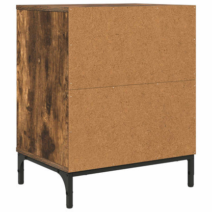 Bedside Cabinet 2 pcs Smoked oak 49 x 36 x 61 cm