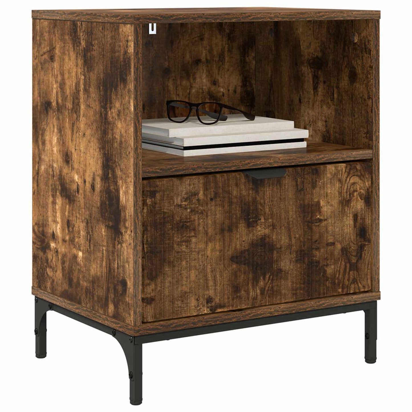 Bedside Cabinet 2 pcs Smoked oak 49 x 36 x 61 cm