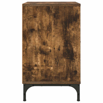 Bedside Cabinet 2 pcs Smoked oak 49 x 36 x 61 cm