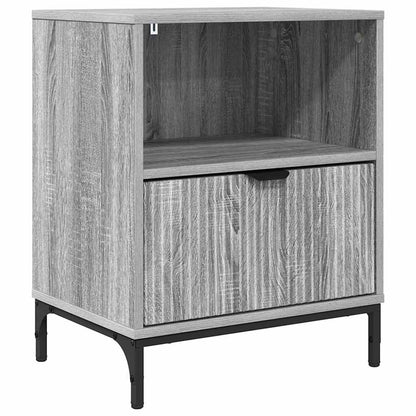 Bedside Cabinet Grey sonoma 49 x 36 x 61 cm Engineered wood