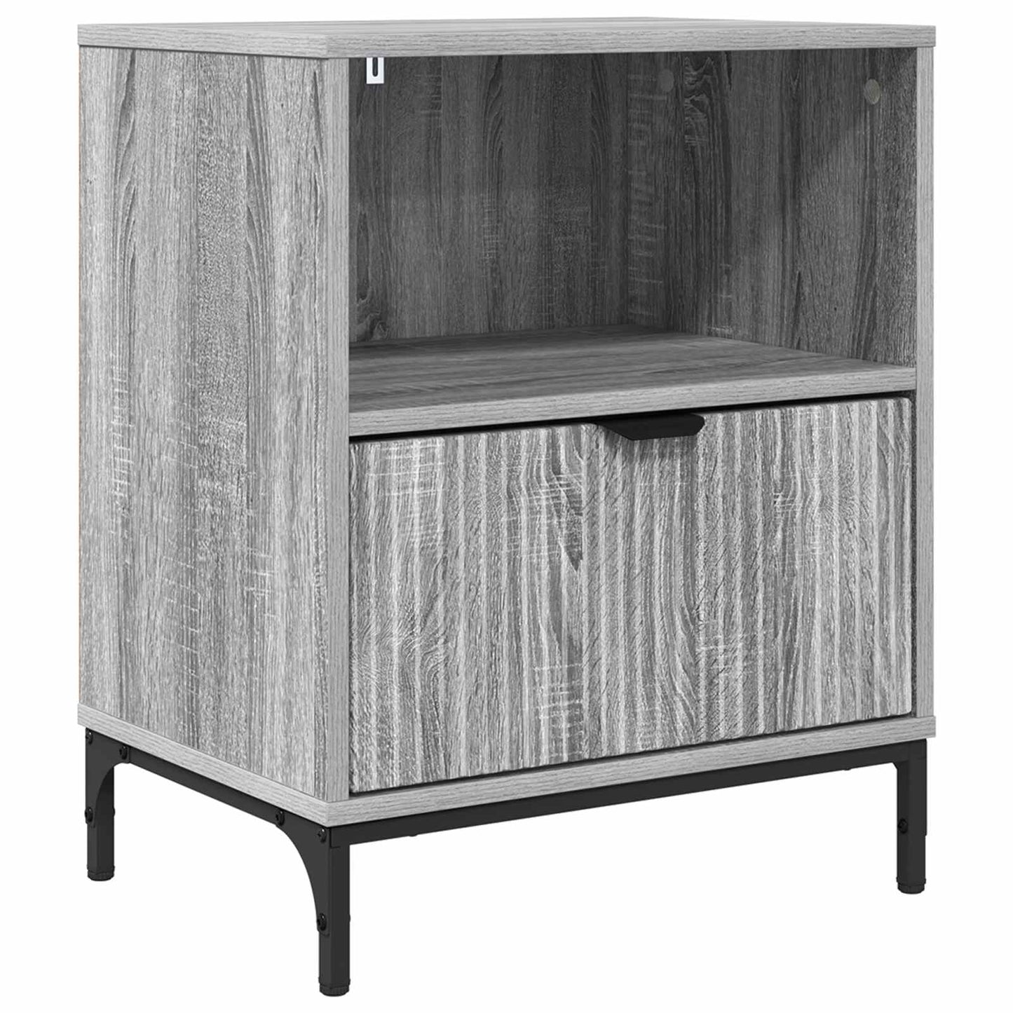 Bedside Cabinet Grey sonoma 49 x 36 x 61 cm Engineered wood
