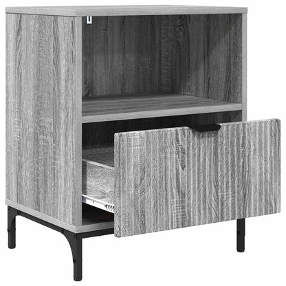 Bedside Cabinet Grey sonoma 49 x 36 x 61 cm Engineered wood