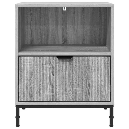 Bedside Cabinet Grey sonoma 49 x 36 x 61 cm Engineered wood