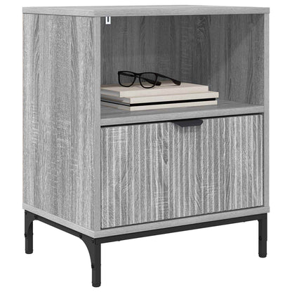 Bedside Cabinet Grey sonoma 49 x 36 x 61 cm Engineered wood