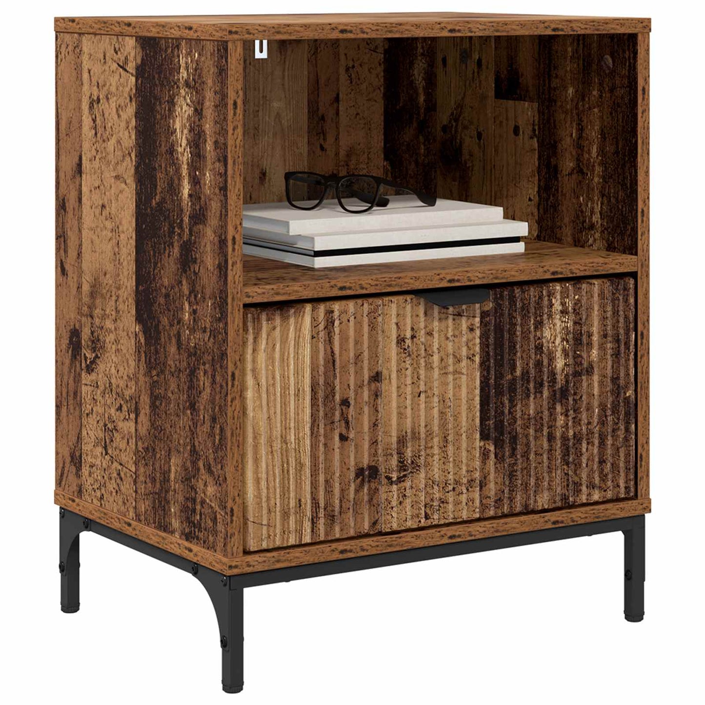 Bedside Cabinet Old wood 49 x 36 x 61 cm Engineered wood