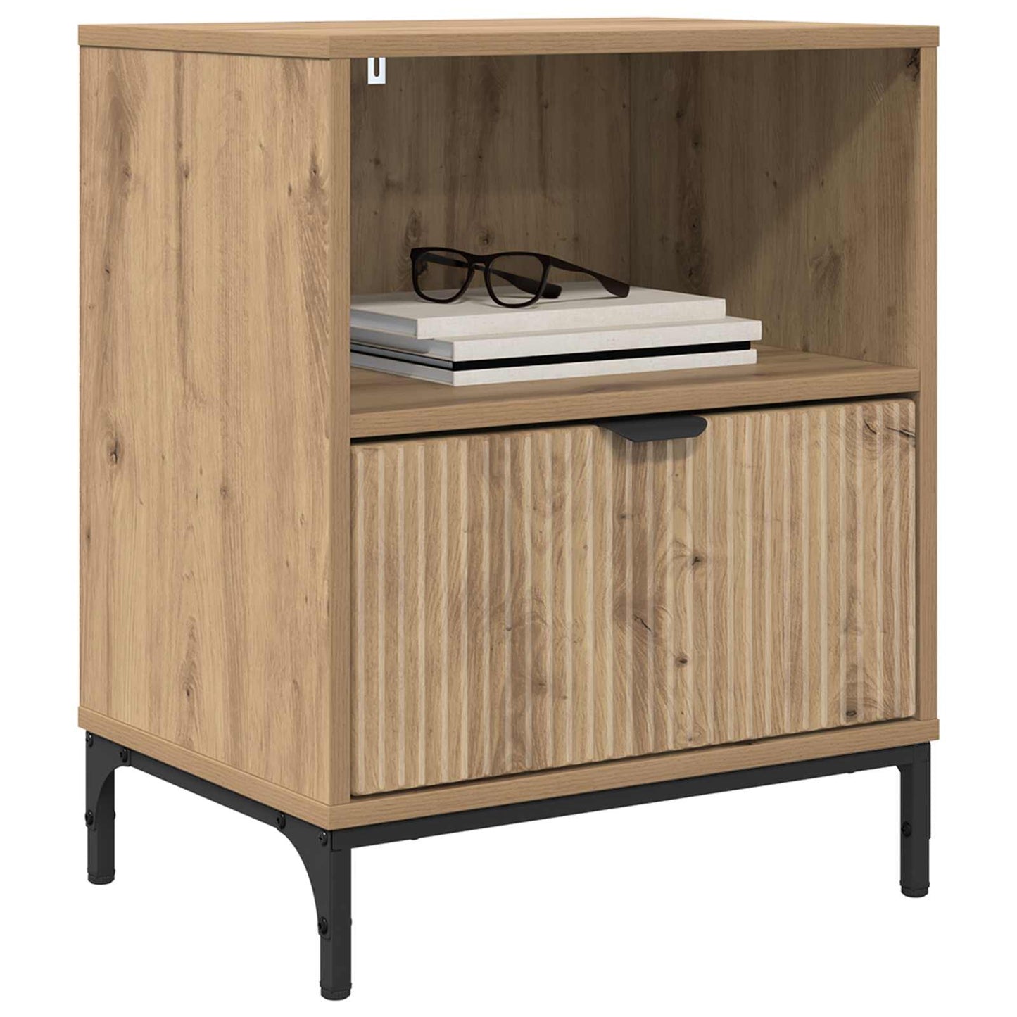 Bedside Cabinet Artisan oak 49 x 36 x 61 cm Engineered wood