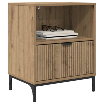 Bedside Cabinet 2 pcs Artisan oak 49 x 36 x 61 cm