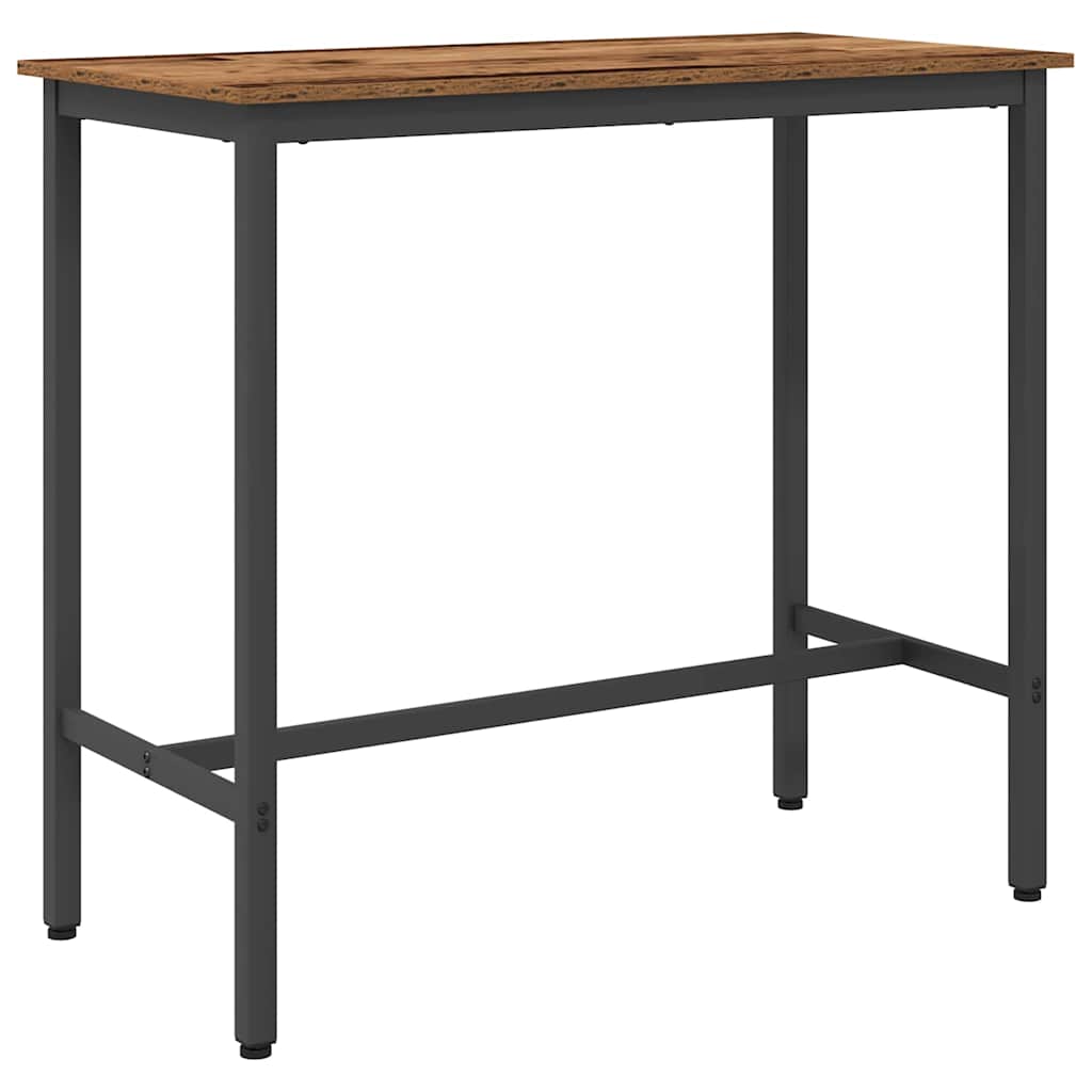 Table Old Wood 100 x 50 x 90.5 cm Engineered Wood and Steel