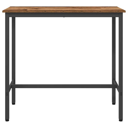 Table Old Wood 100 x 50 x 90.5 cm Engineered Wood and Steel