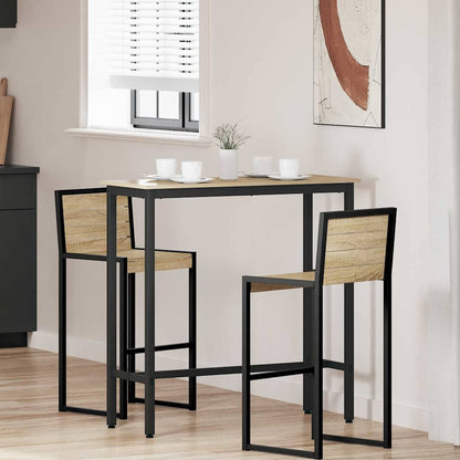 Table Sonoma Oak 100 x 40 x 100.5 cm Engineered Wood and Steel