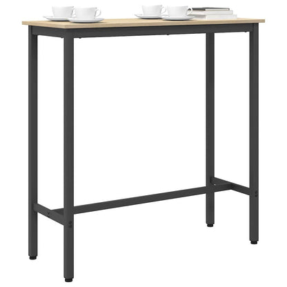 Table Sonoma Oak 100 x 40 x 100.5 cm Engineered Wood and Steel
