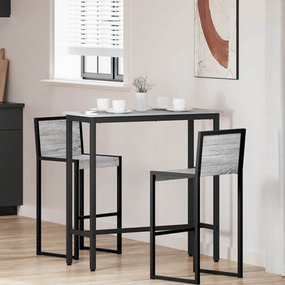 Table Grey Sonoma 100 x 40 x 100.5 cm Engineered Wood and Steel