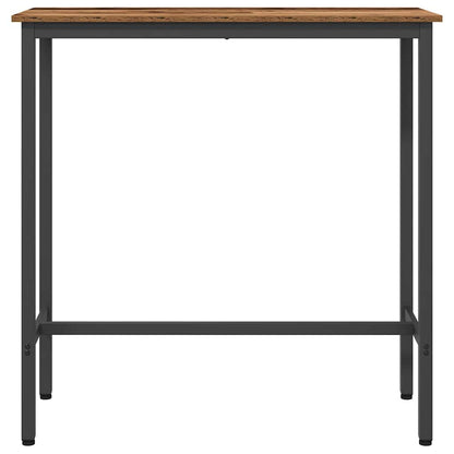Table Old Wood 100 x 40 x 100.5 cm Engineered Wood and Steel