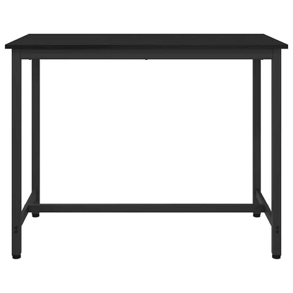 Table Black Oak 100 x 50 x 76.5 cm Engineered Wood and Steel