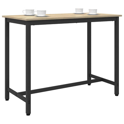Table Sonoma Oak 100 x 50 x 76.5 cm Engineered Wood and Steel
