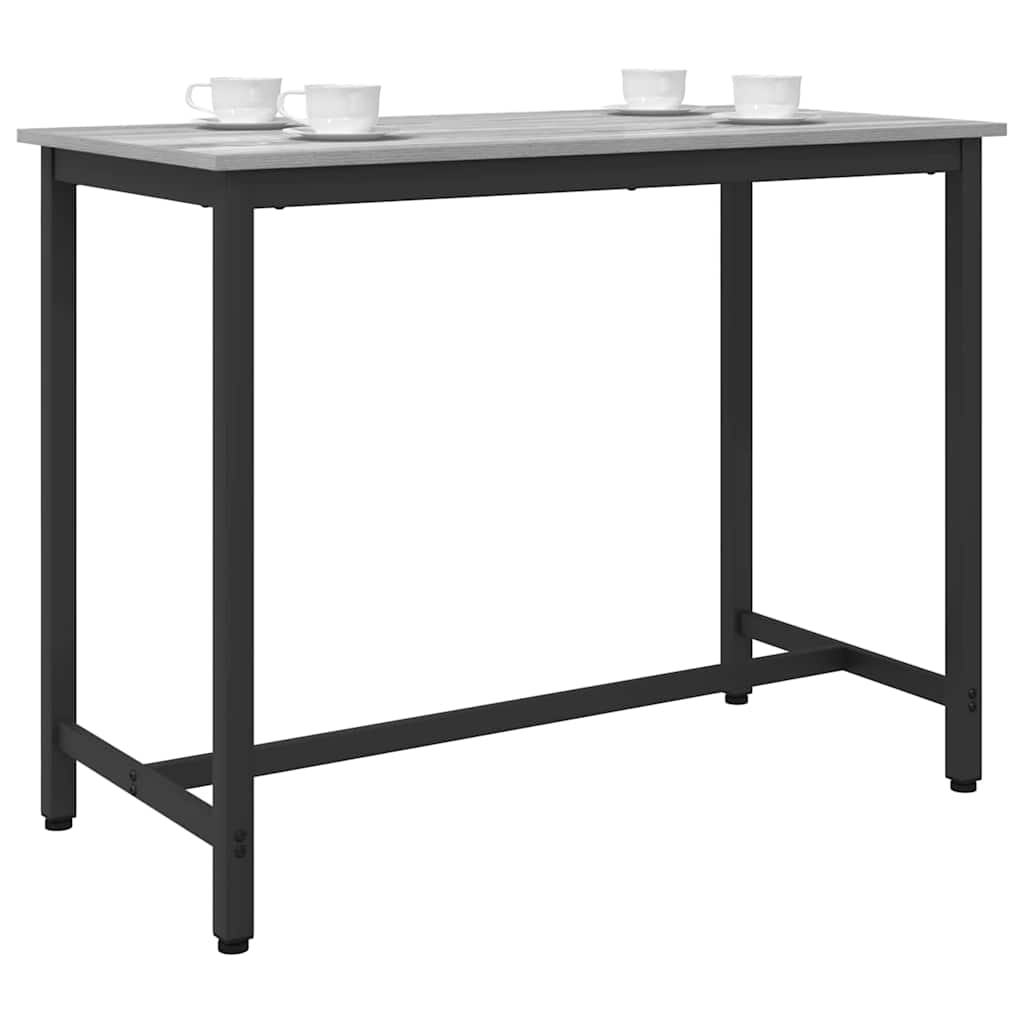 Table Grey Sonoma 100 x 50 x 76.5 cm Engineered Wood and Steel