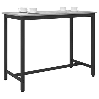 Table Grey Sonoma 100 x 50 x 76.5 cm Engineered Wood and Steel