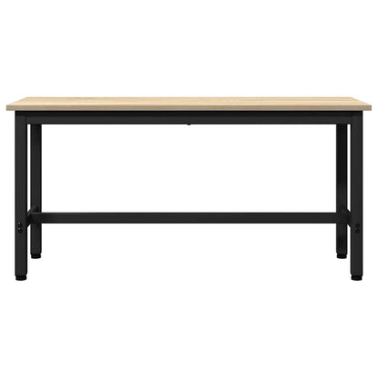 Dining Bench 2 pcs Sonoma Oak 100 x 32.5 x 48.5 cm